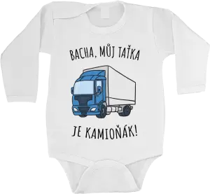 Dětské body Bacha, můj taťka je kamioňák!
