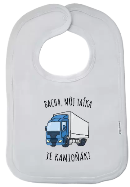 Dětský bryndák Bacha, můj taťka je kamioňák!