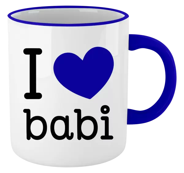 Hrnek I love babi