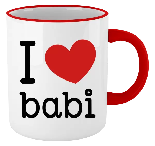 Hrnek I love babi