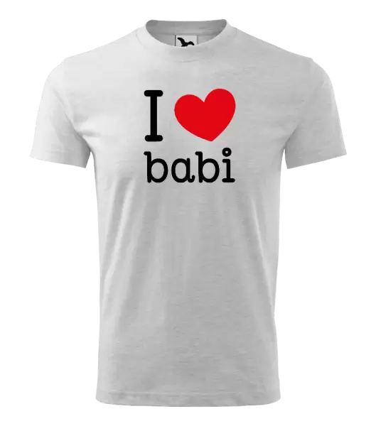 Dětské tričko I love babi