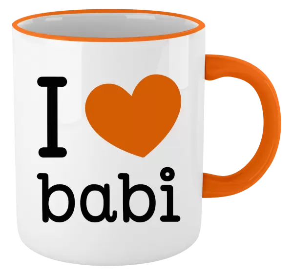 Hrnek I love babi