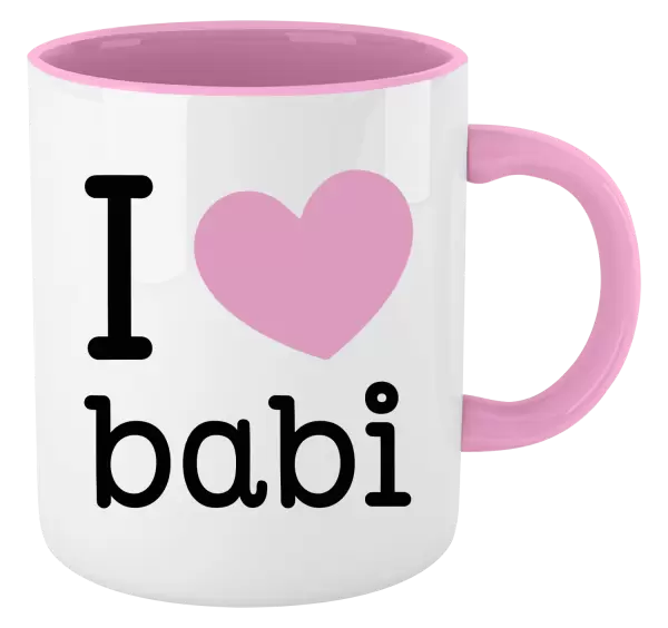 Hrnek I love babi