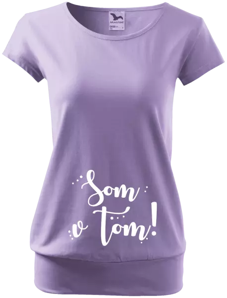 Tehotenské tričko Som v tom!