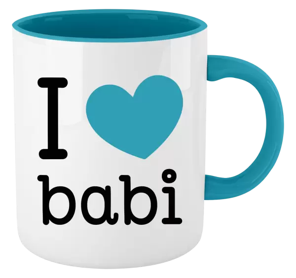Hrnek I love babi