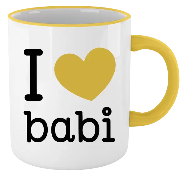 Hrnek I love babi