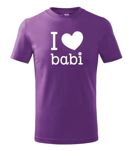 Dětské tričko I love babi