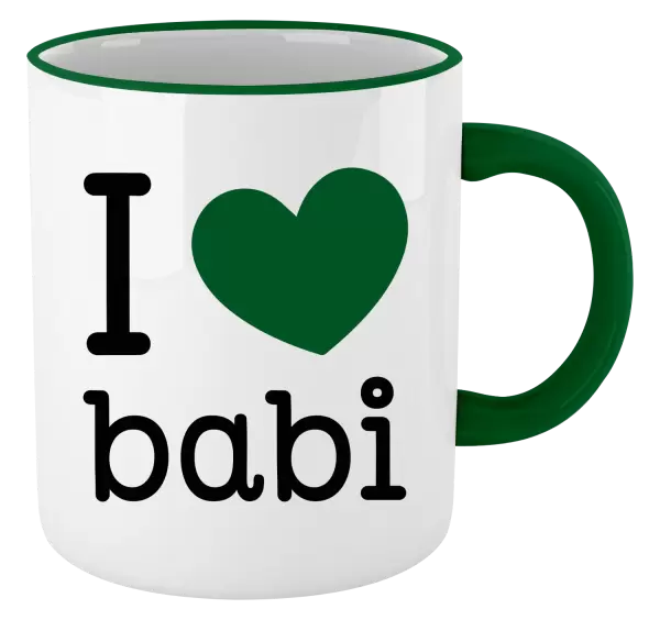 Hrnek I love babi