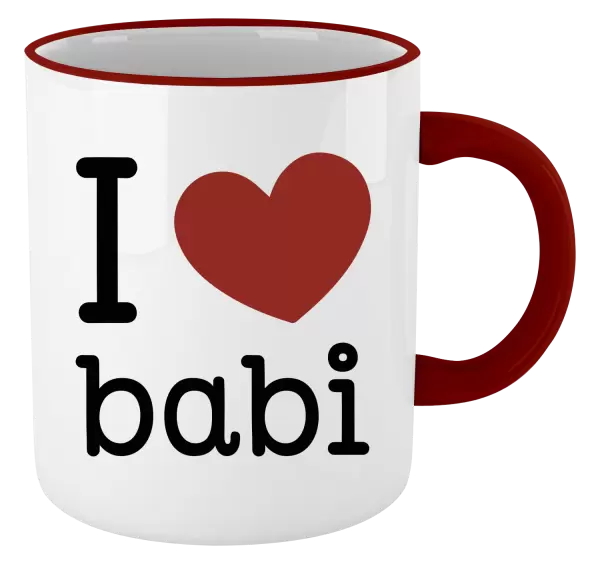 Hrnek I love babi