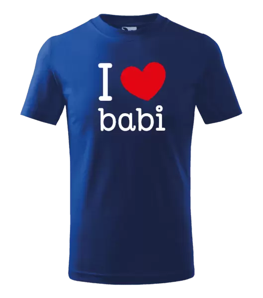 Dětské tričko I love babi