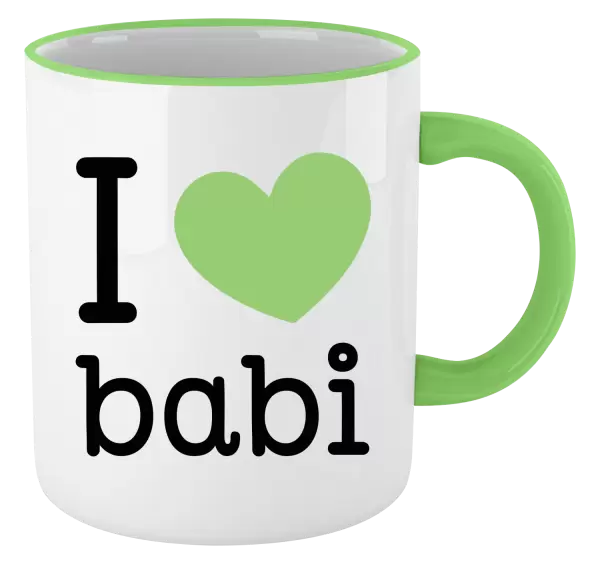 Hrnek I love babi