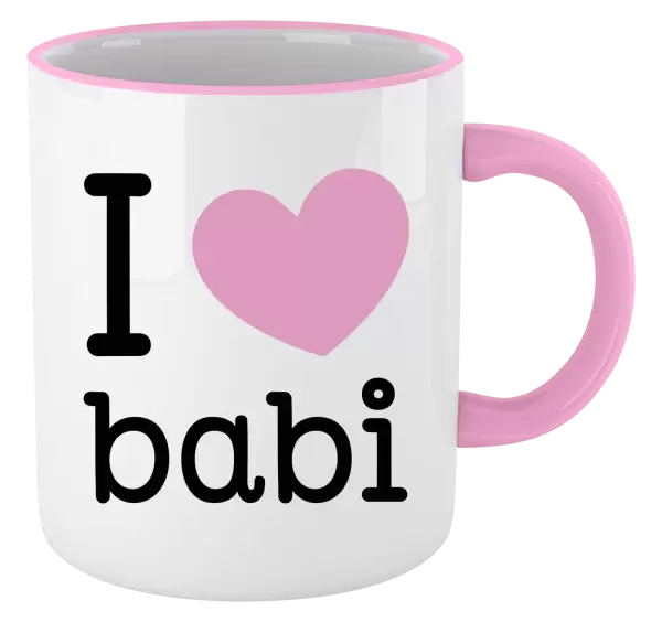 Hrnek I love babi