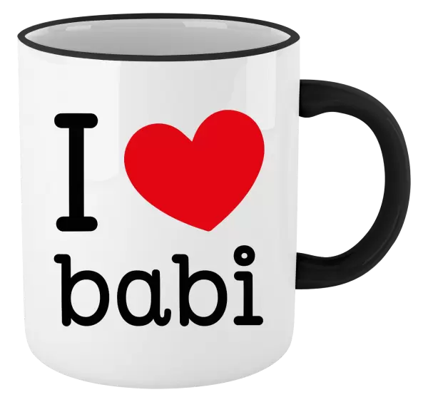 Hrnek I love babi