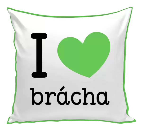 Polštář I love brácha