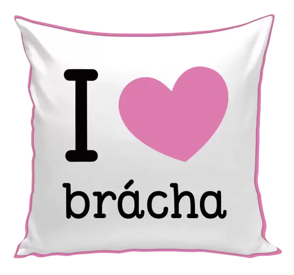 Polštář I love brácha