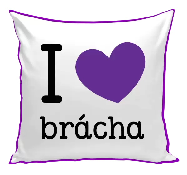 Polštář I love brácha