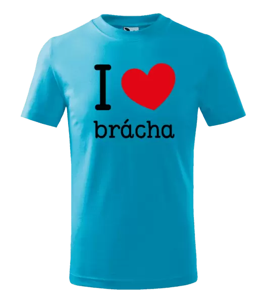 Dětské tričko I love brácha