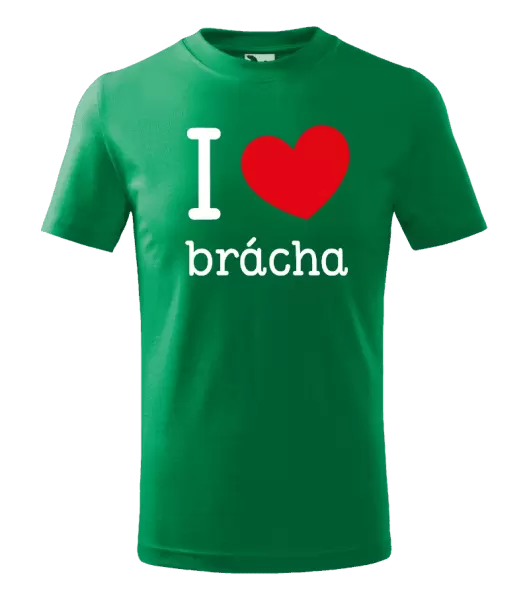 Dětské tričko I love brácha