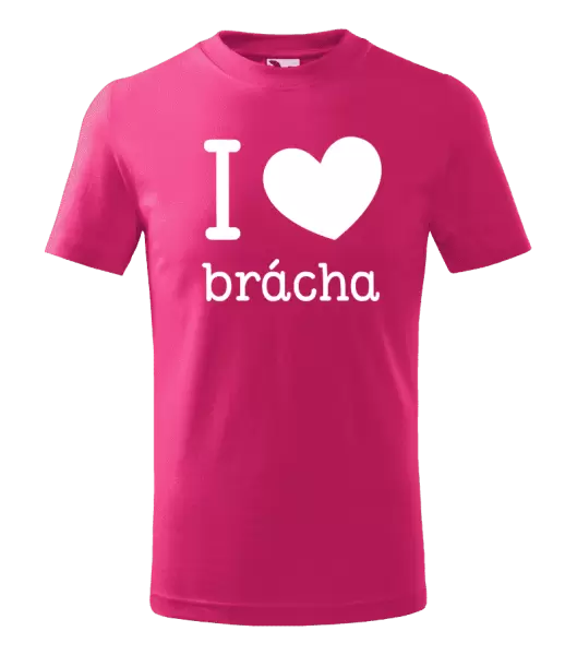 Dětské tričko I love brácha