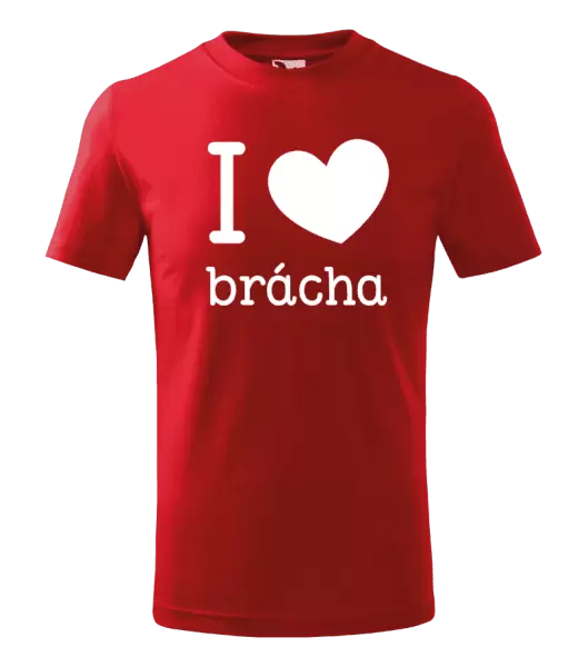 Dětské tričko I love brácha