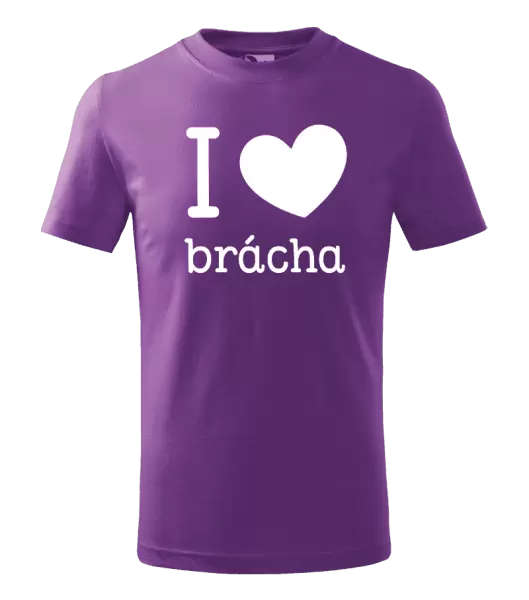 Dětské tričko I love brácha