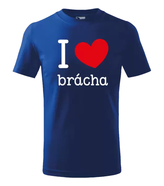 Dětské tričko I love brácha