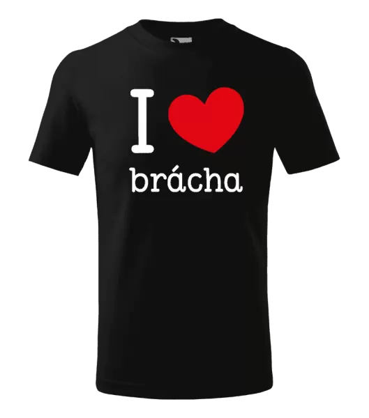 Dětské tričko I love brácha