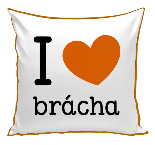 Polštář I love brácha