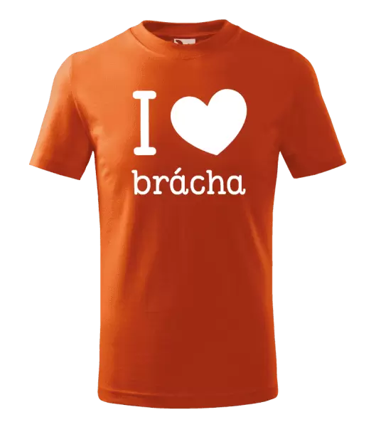Dětské tričko I love brácha