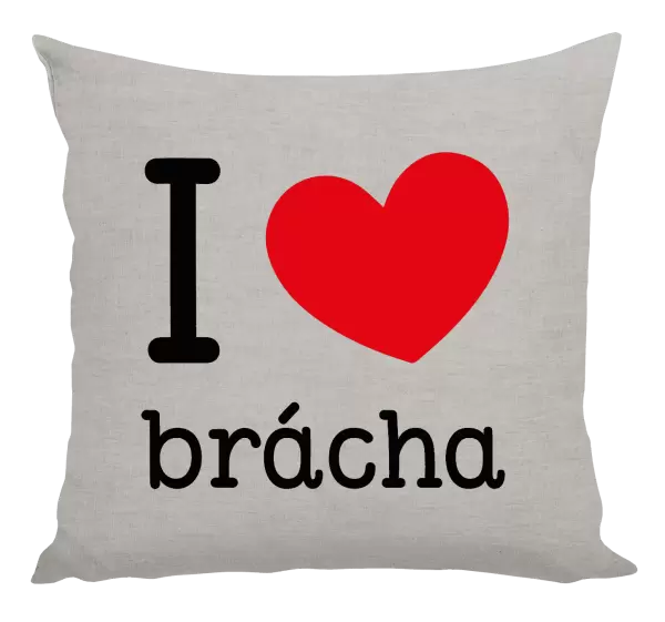 Polštář I love brácha