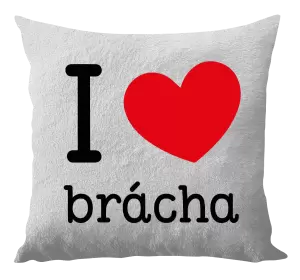 Polštář I love brácha