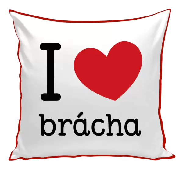 Polštář I love brácha