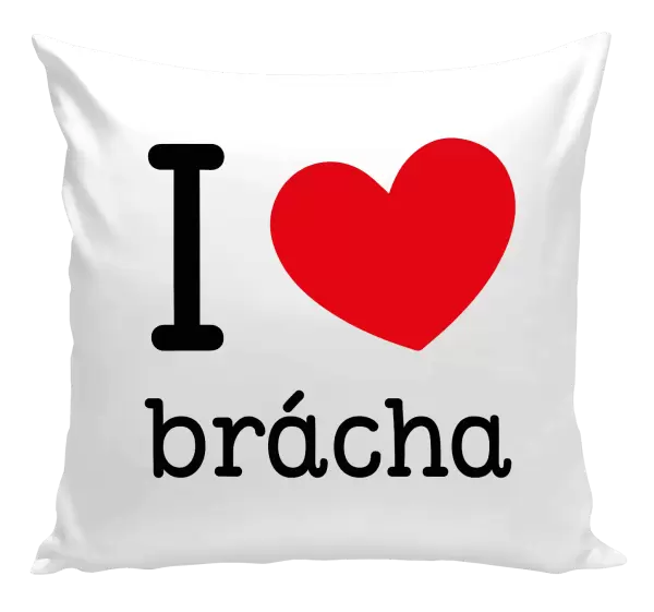 Polštář I love brácha