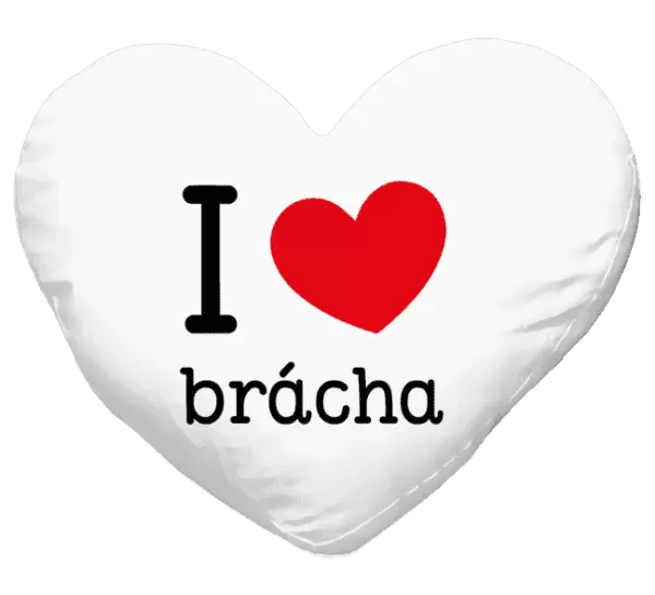Polštář I love brácha
