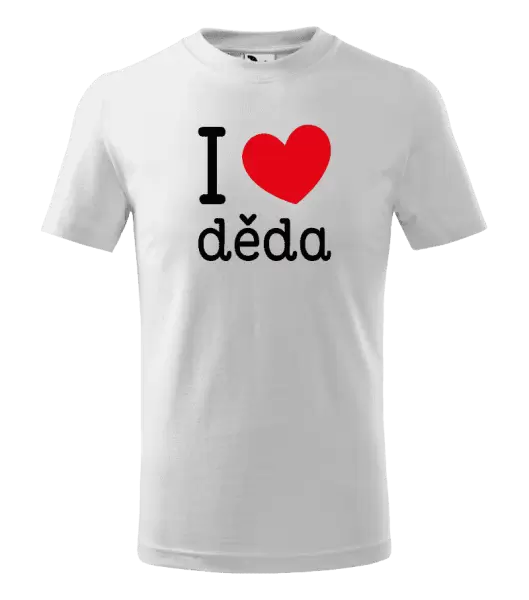 Dětské tričko I love děda