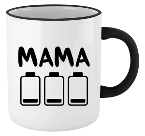 Hrnček Mama - vybité baterky 