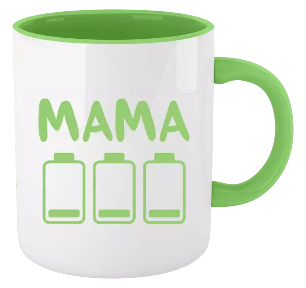 Hrnček  Mama - vybité baterky 