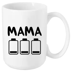 Hrnček Mama - vybité baterky 