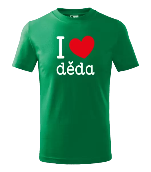 Dětské tričko I love děda