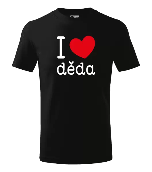 Dětské tričko I love děda