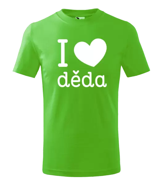 Dětské tričko I love děda