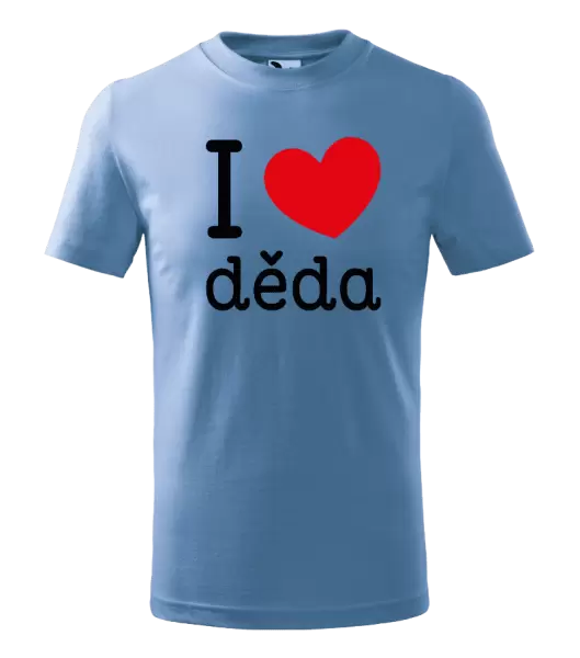 Dětské tričko I love děda