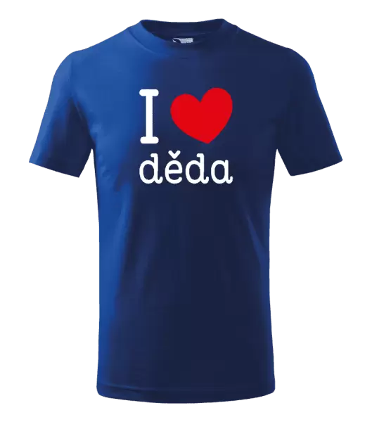 Dětské tričko I love děda