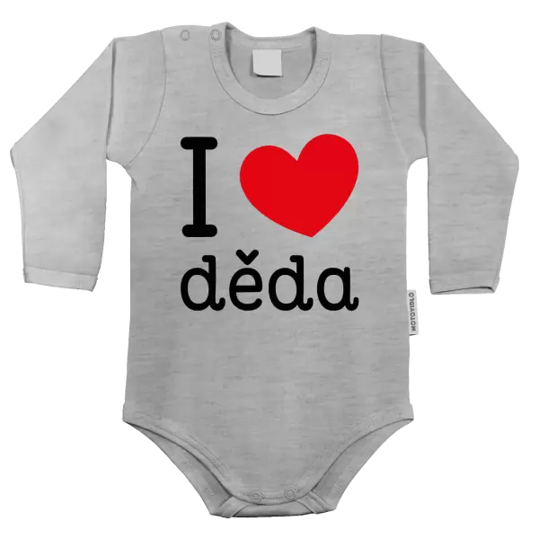 Dětské body I love děda
