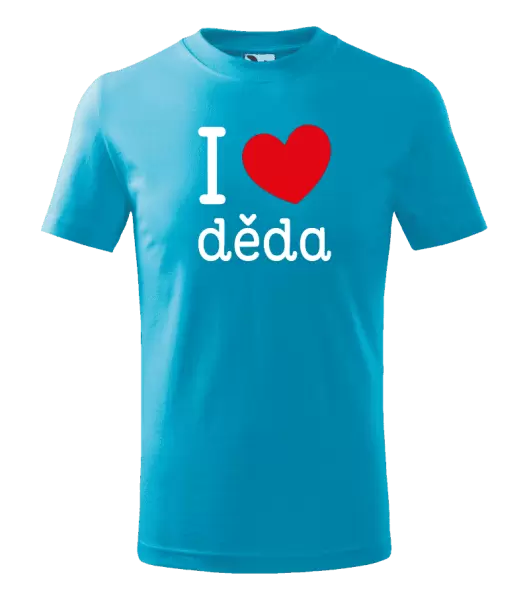 Dětské tričko I love děda