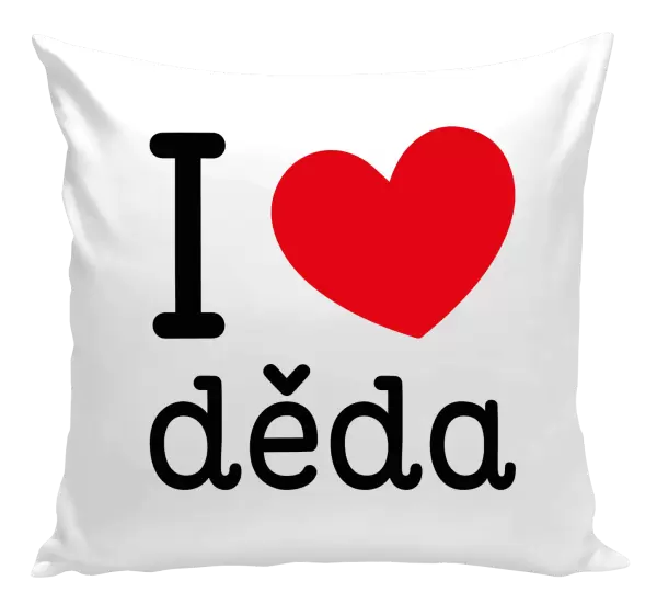 Polštář I love děda