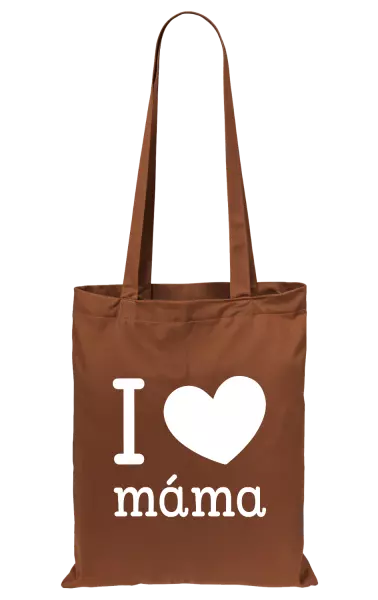 Látková taška I love máma