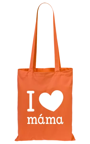 Látková taška I love máma