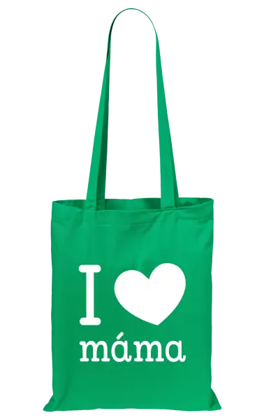 Látková taška I love máma