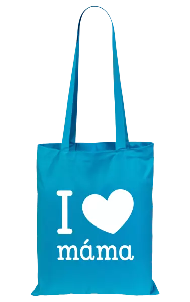 Látková taška I love máma